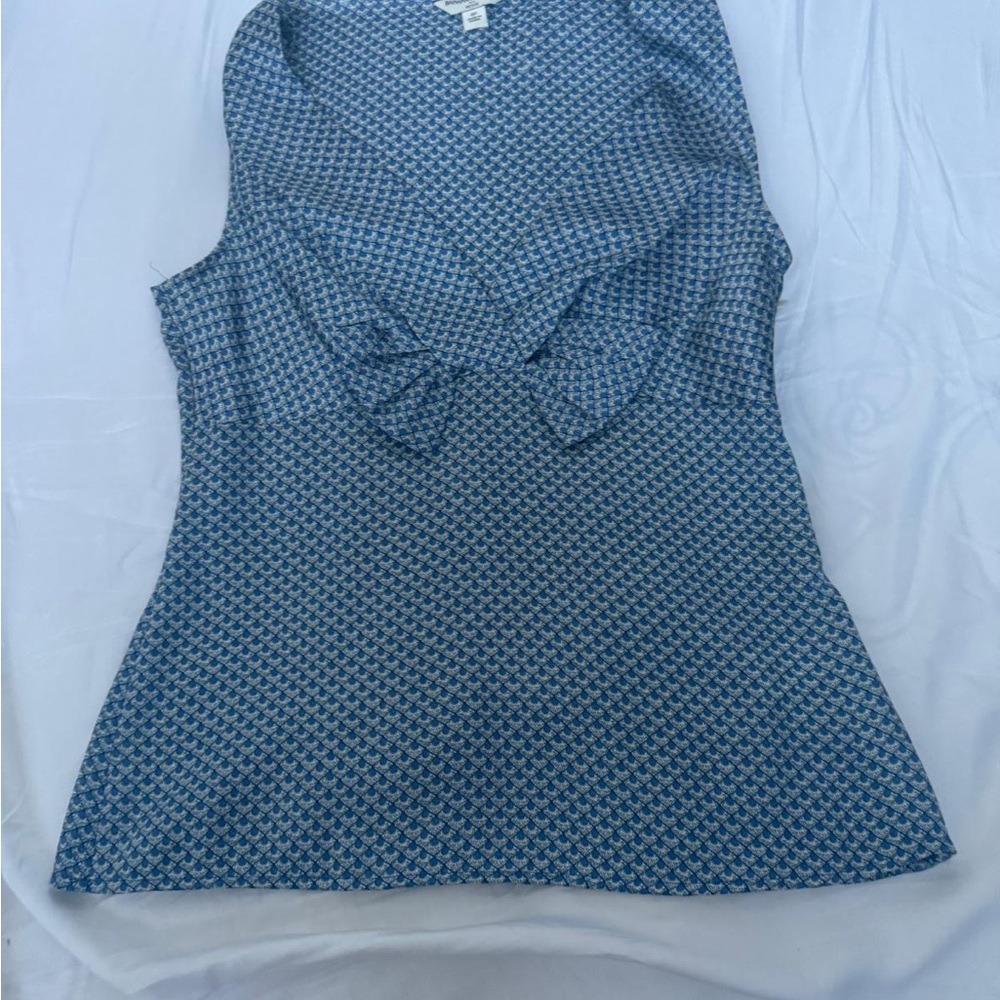 Blue Sleeveless Top